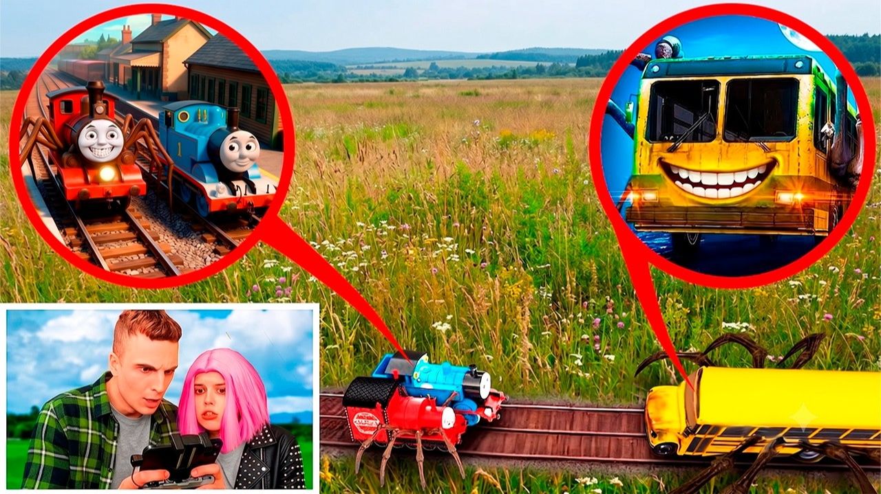 МОЙ ДРОН СНЯЛ BUS EATER, CHOO CHOO CHARLES И THOMAS.EXE В РЕАЛЬНОЙ ЖИЗНИ!!!