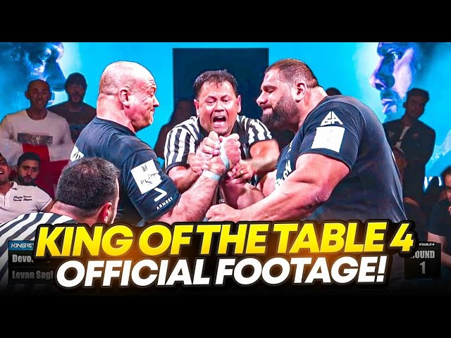 DEVON LARRATT Vs LEVAN SAGINASHVILI - King Of The Table 4 Official Footage!
