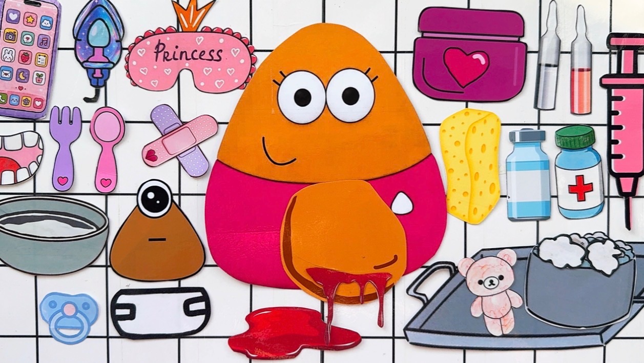 POU PREGNANT 🤰 | BABY POU 💛 | DIY