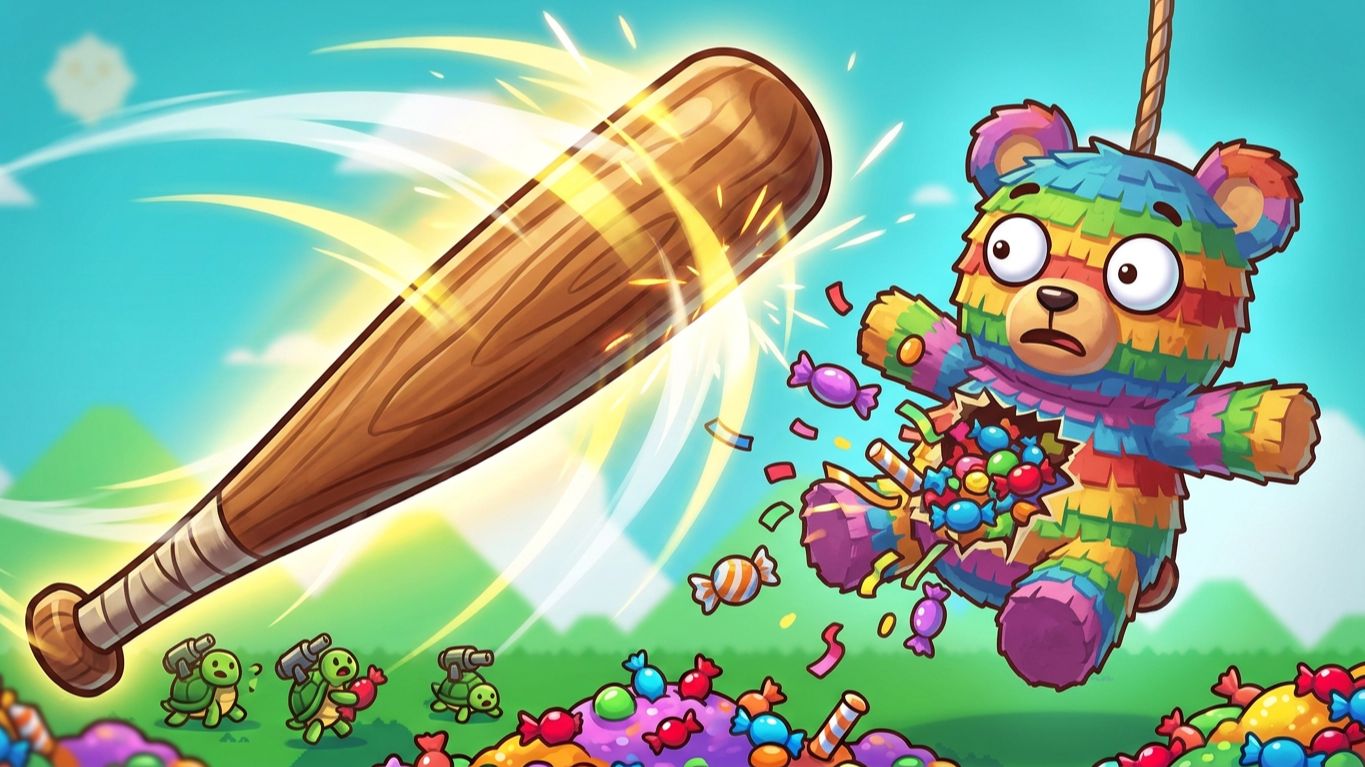 МОЧИ ПИНЬЯТУ! ОНА ЖЕ НЕ ЖИВАЯ! ИЛИ... ► Kick The Pinata
