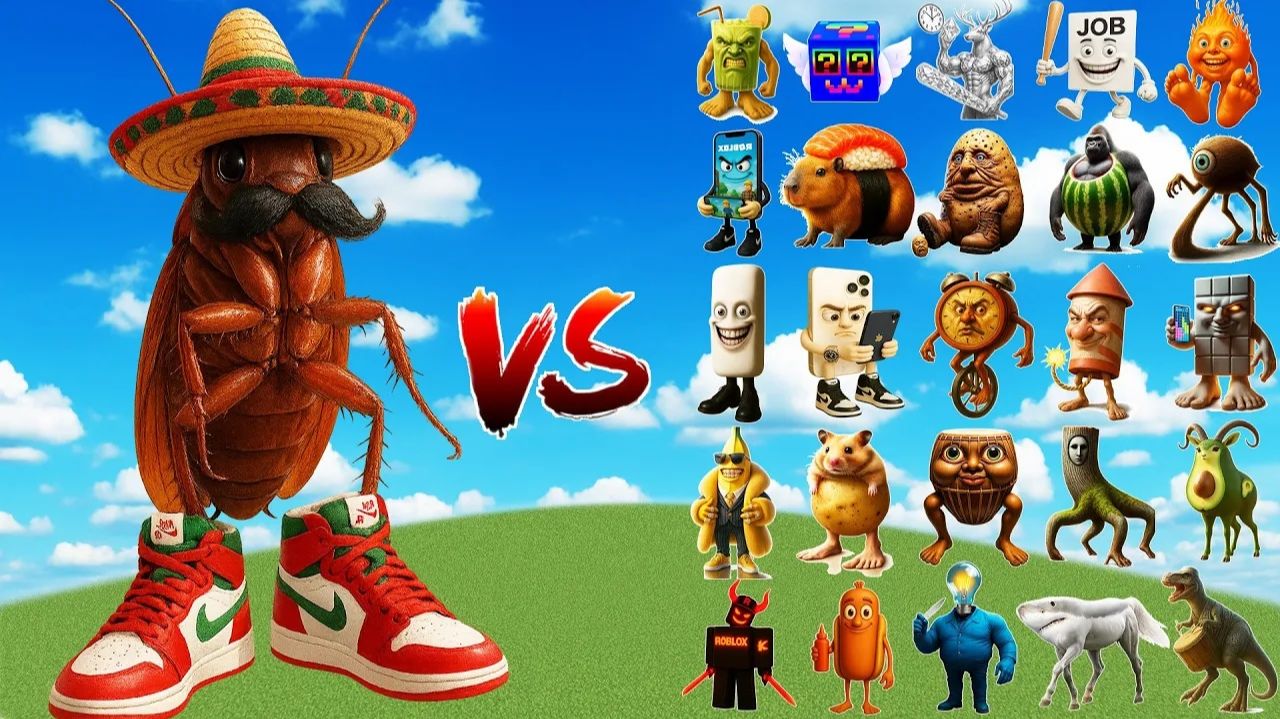 La Cucaracha VS Боссы Brainrot — Minecraft-битва мобов!