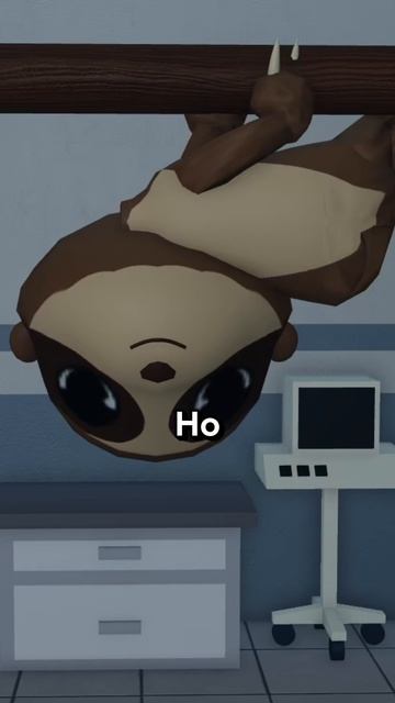 ЛЕНИВЕЦ 🦥😱 В ANIMAL HOSPITAL #roblox #animalhospital