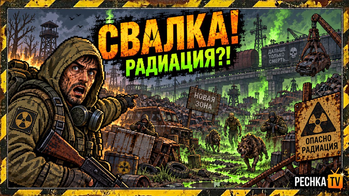 ДОБРАЛСЯ ДО СВАЛКИ! БАНДИТЫ, РАДИАЦИЯ И НОВЫЕ ЗОНЫ В STALKER 2D | Pechka TV