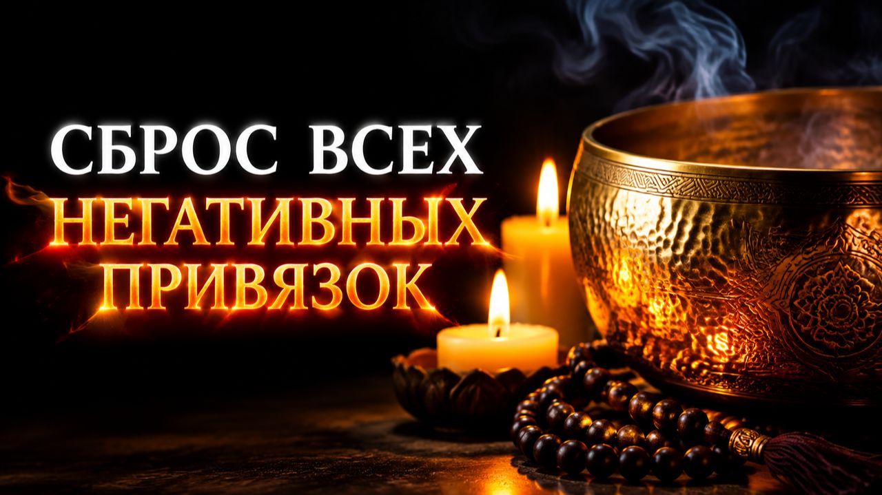 🔥ВЕСЬ НЕВИДИМЫЙ НЕГАТИВ УЙДЁТ! Глубокое Очищение Биополя от Сущностей