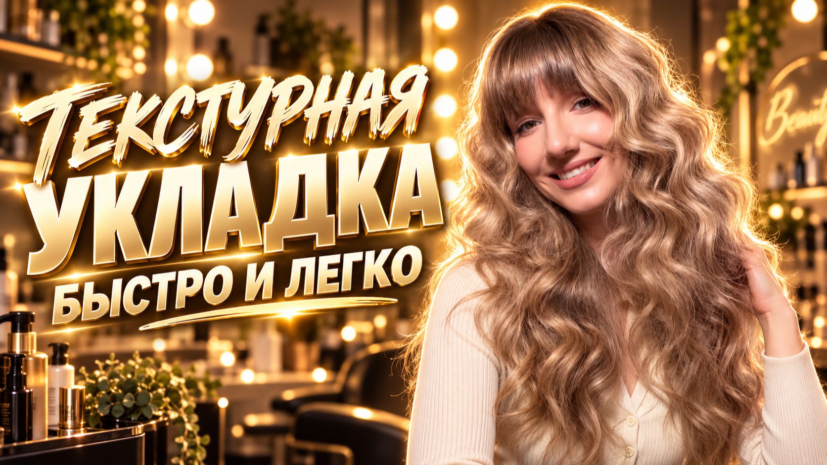 Текстурная укладка быстро и легко