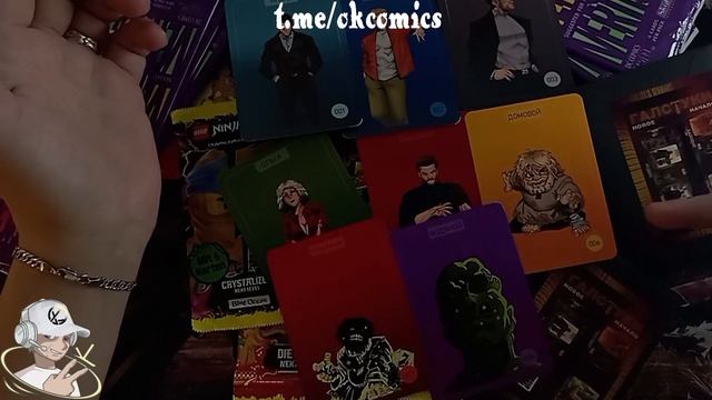 Распаковка карточек по комиксу Ритуал ВСКРЫВАЕМ #свопкарты #ритуал #okcomics