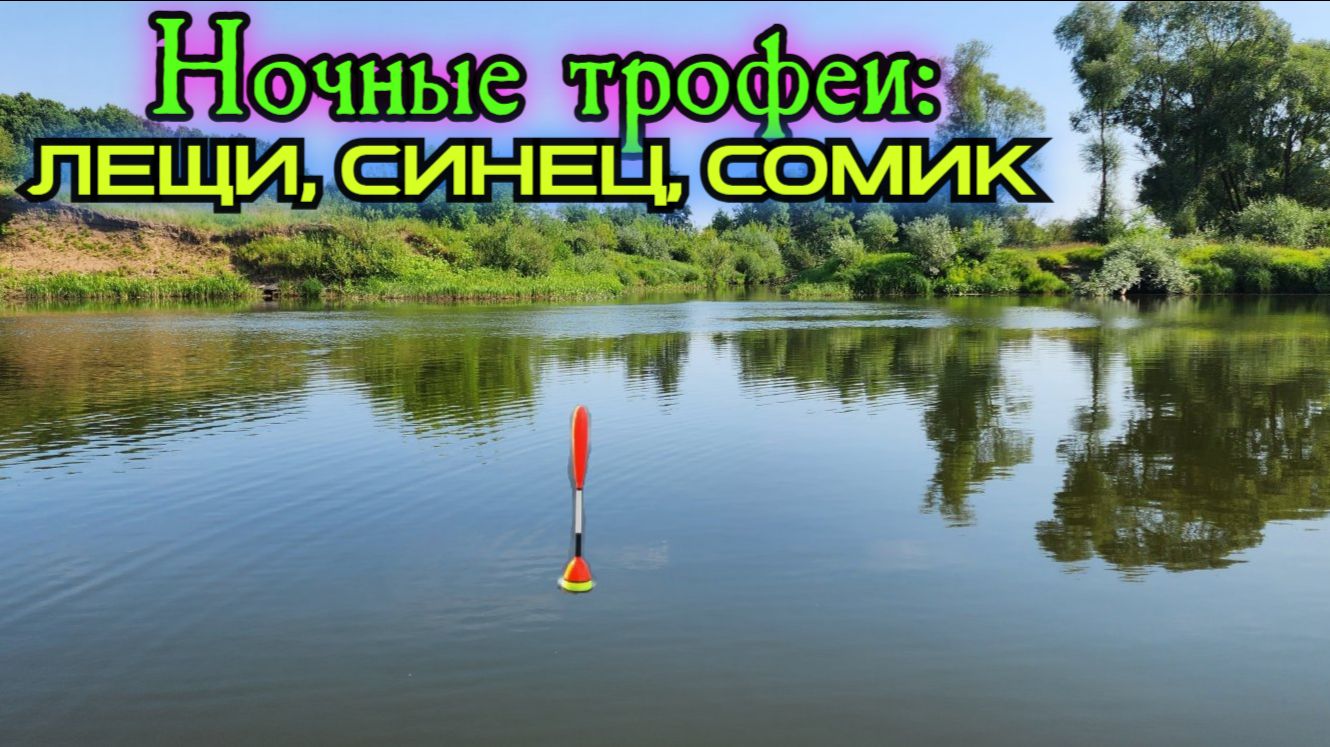 🔥Рыбалка Агонь: СОМ, ЛЕЩИ и даже СИНЕЦ! на реке Мокша с зелёной лампочкой!!!!