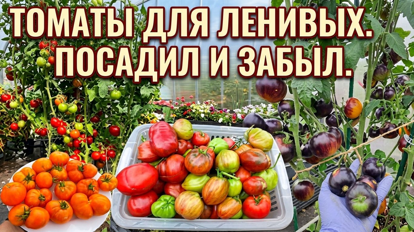 ТОМАТЫ для ЛЕНИВЫХ. ПОСАДИЛ и ЗАБЫЛ.