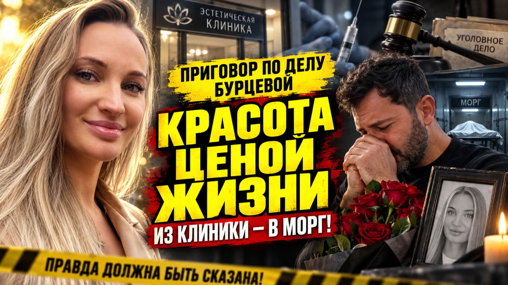 КРАСОТА ЦЕНОЙ ЖИЗНИ: хотела снег и оливье — ушла из клиники в морг. ПРИГОВОР ПО ДЕЛУ БУРЦЕВОЙ
