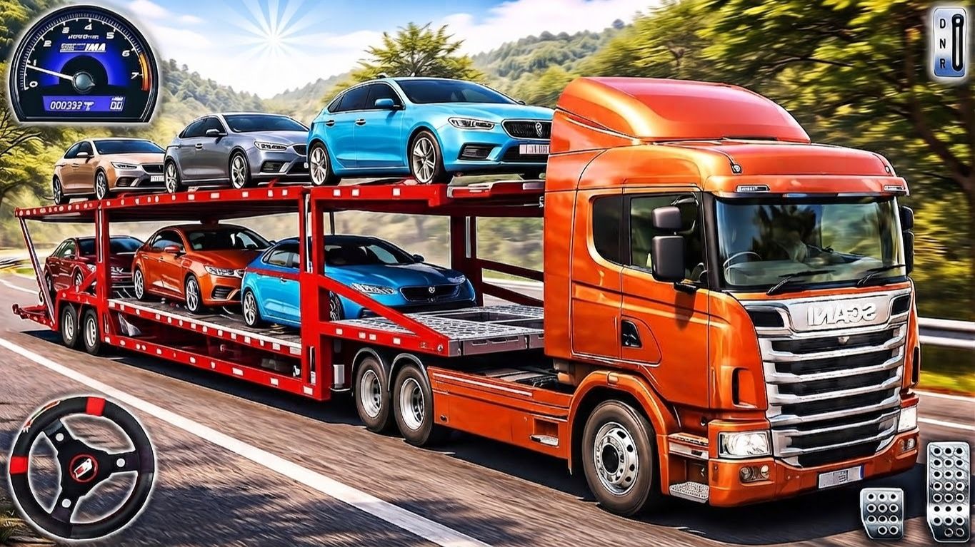 🚛 Перевожу машины автовозом по городу - Truck And Logistics Simulator | Симулятор 🚛 Машинки