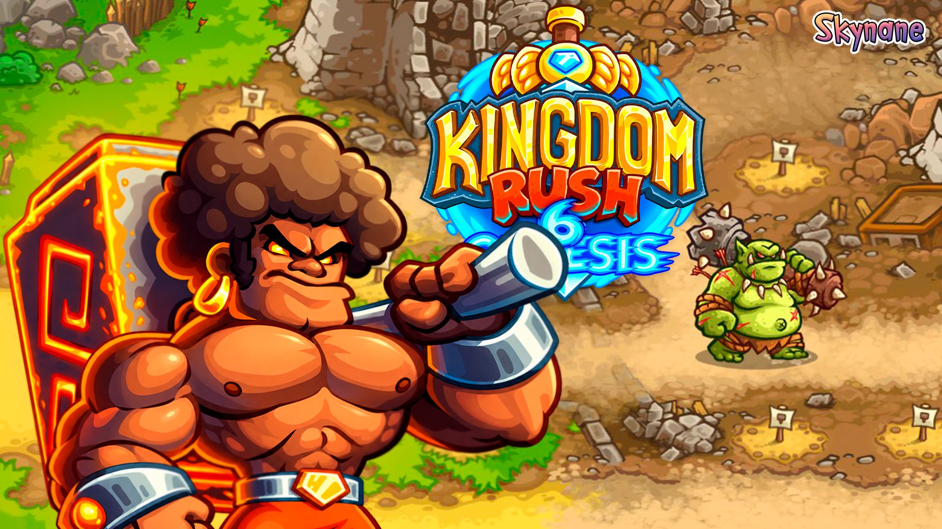 ЗАЩИТА КРЕПОСТИ ОТ ГИГАНТСКОГО ОГРА | Kingdom Rush 6 Genesis [3]