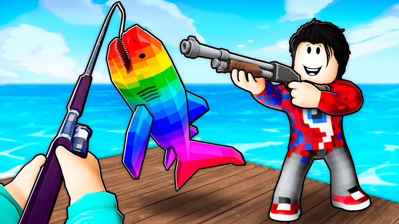 😱Фиксай УЧИТСЯ РЫБАЧИТЬ в Роблокс! How to Fish на 100%