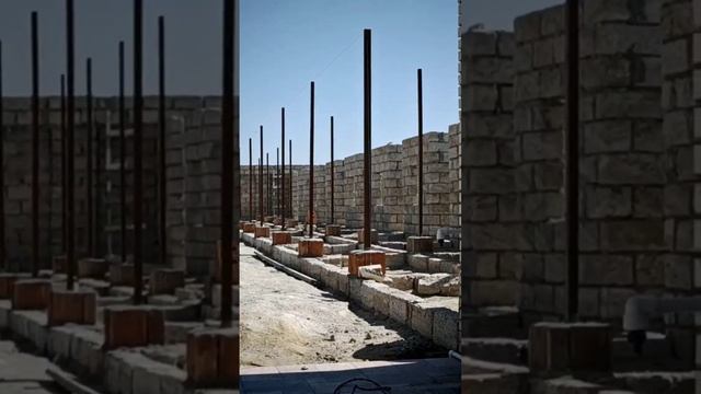 Устанавливаю каркас для крыши