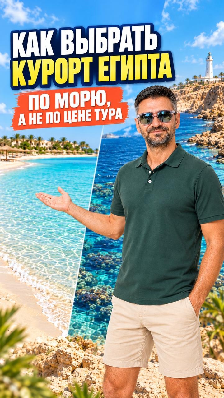 Как выбрать курорт Египта по морю, а не по цене тура