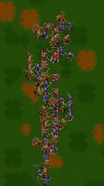 Warcraft II Fight Club 40 Пехотинцев против 40 Бугаев кто победит?