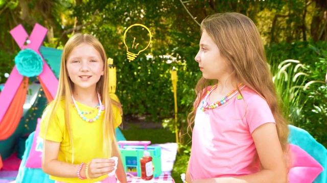 Nastya Organizes A Glamping Trip For Her Friends