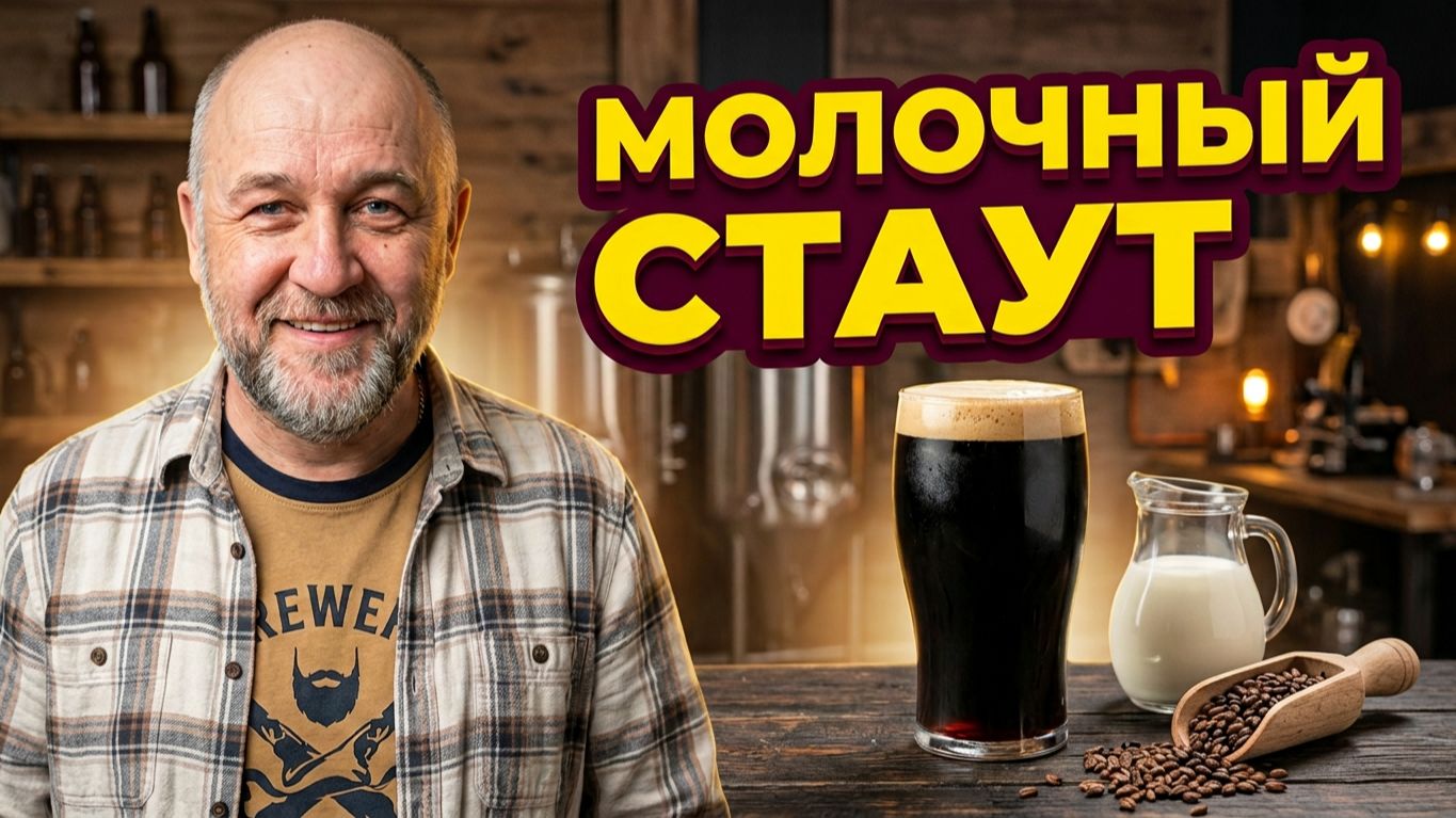 Сварил молочный стаут в 3 раза дешевле магазинного крафта. Что получилось