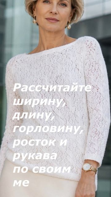 Как связать джемпер спицами, чтобы он хорошо сел по фигуре?