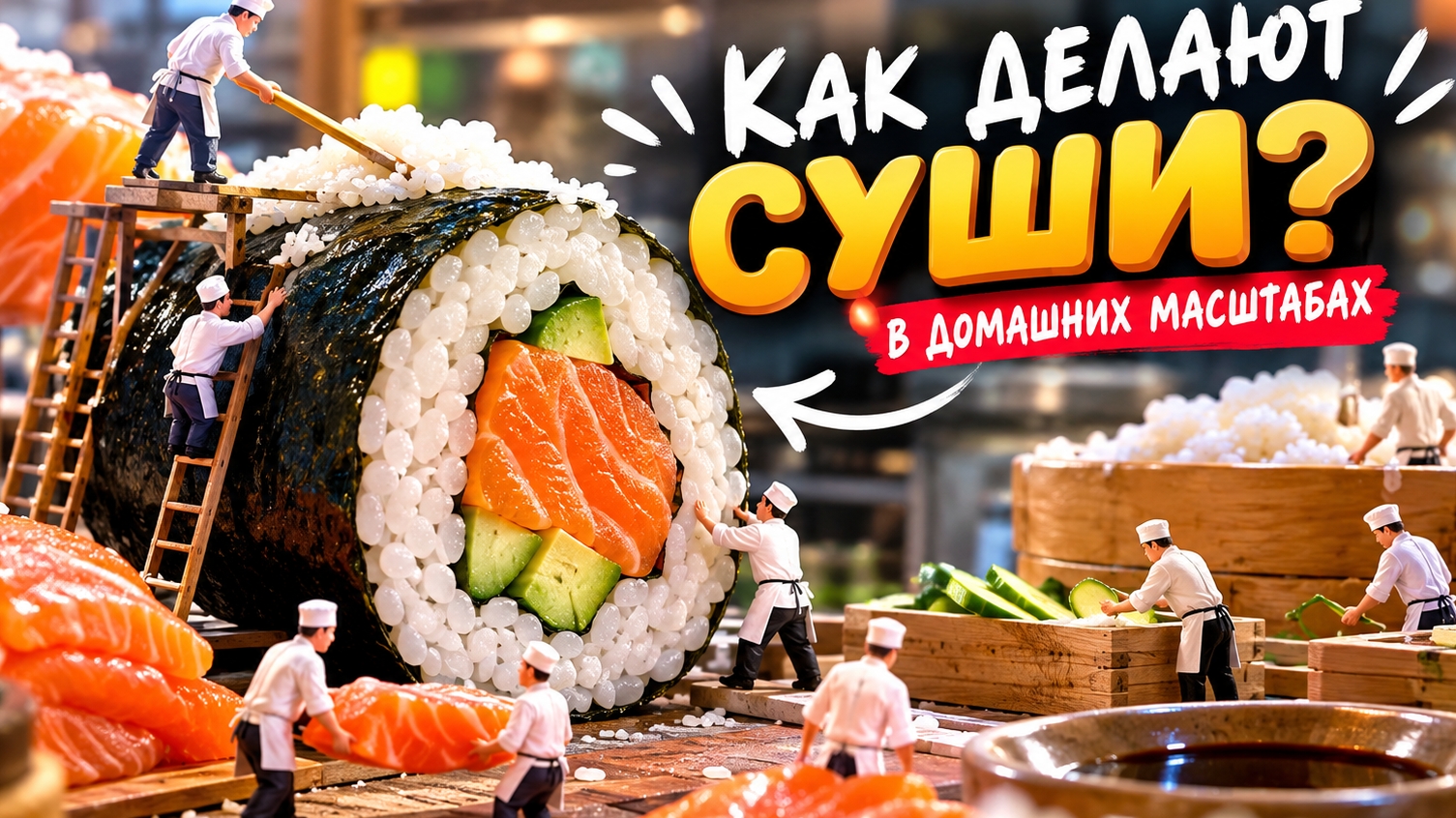 👉 «КАК они это делают?! 😳🍣»