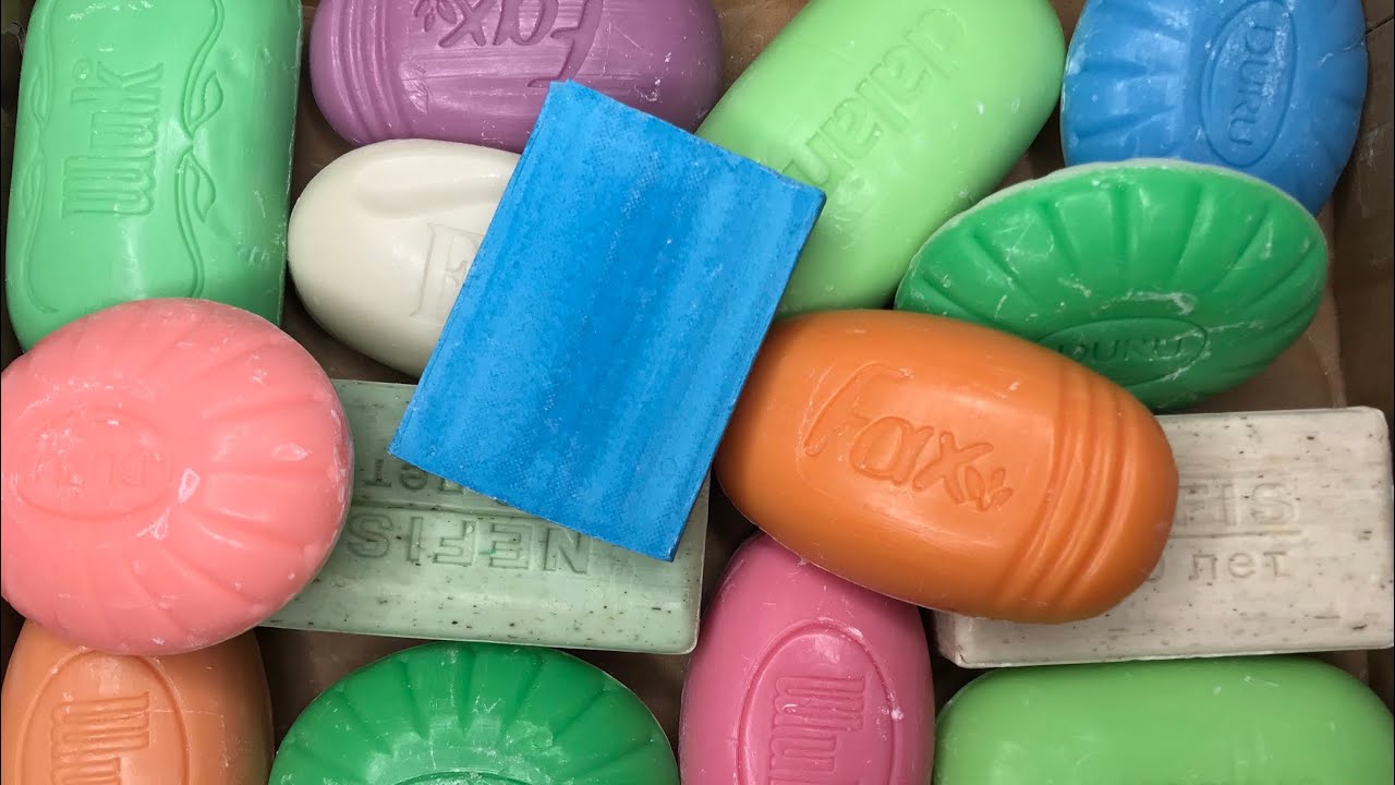 🎧ASMR Soap Crunchy , Dry, Soft Cut. Triggers. No Talking. АСМР Режу хрустящее, сухое, мягкое мыло.