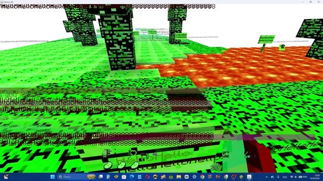 Minecraft Hello 8 (Самая проклятая по искаженности версия которую я видел)