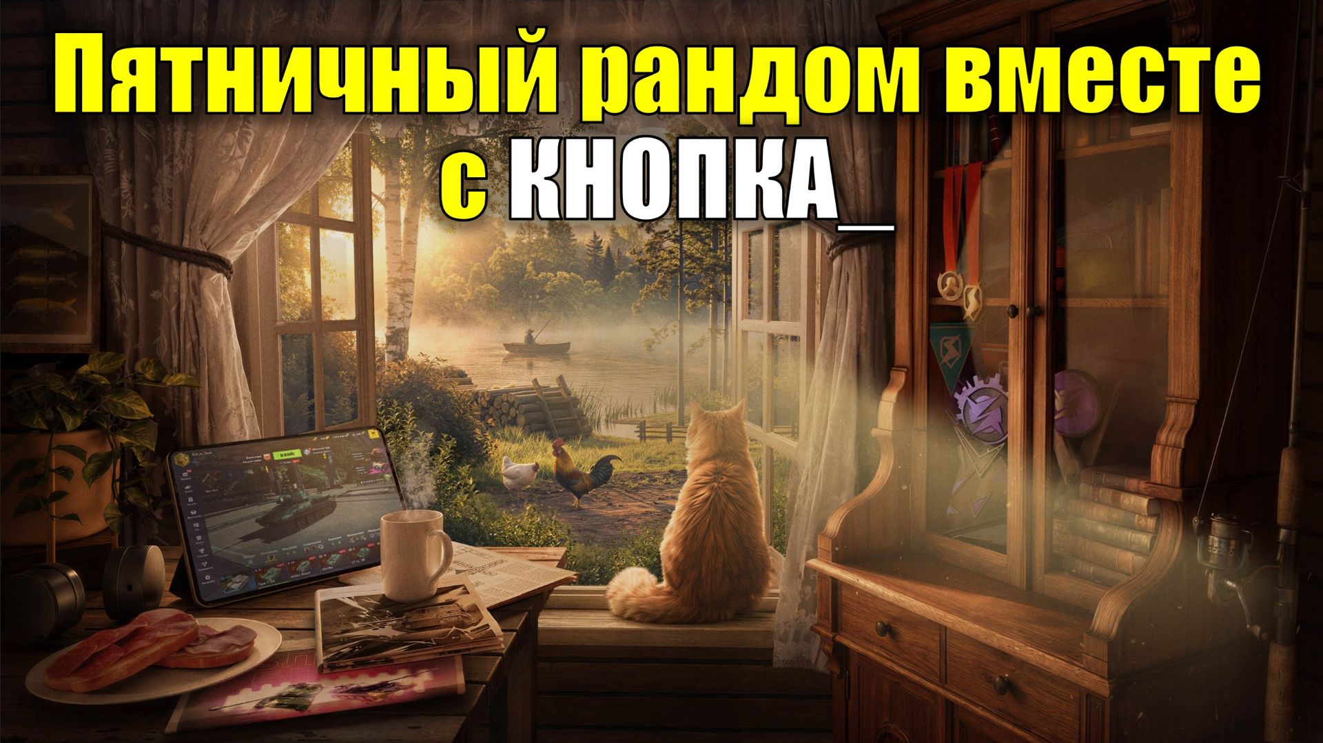 Пятничный рандом вместе с КНОПКА_ #tanksblitz