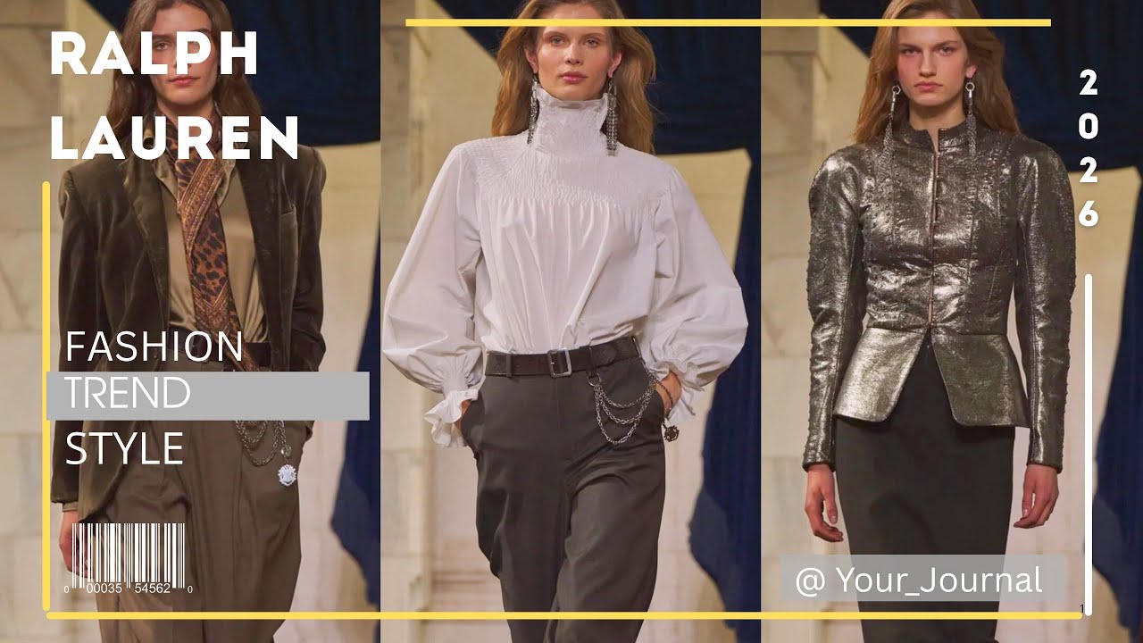 Ralph Lauren 2026 /2027 Показ коллекции в Нью-Йорке Fall Winter