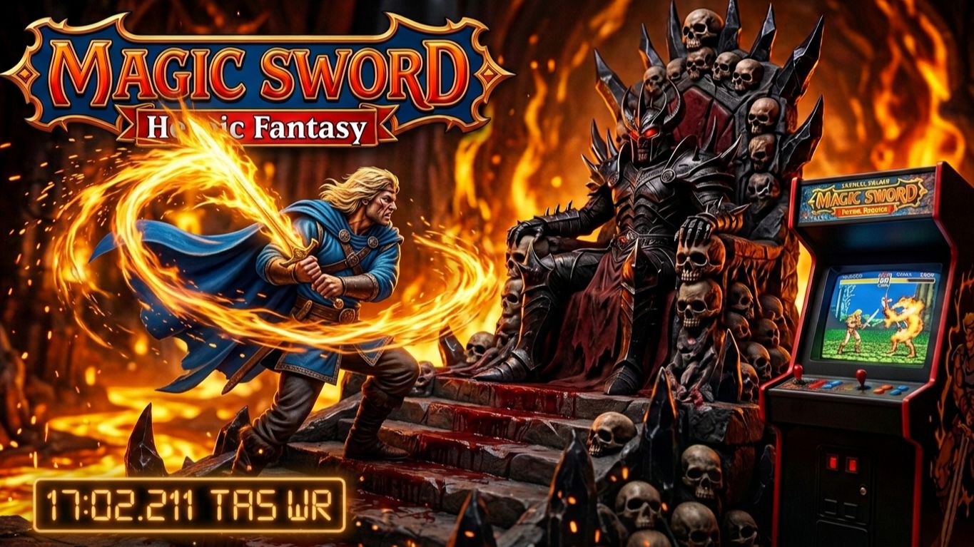 TAS, (Arcade) Magic Sword  Heroic Fantasy - 