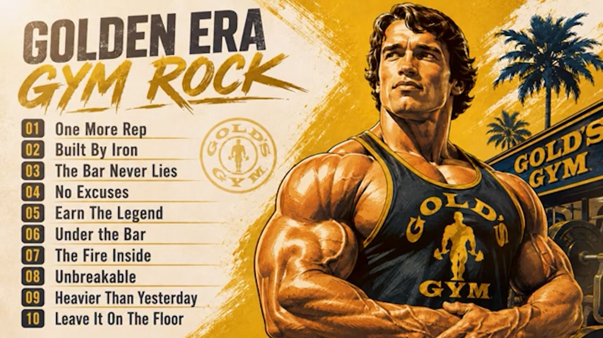 Golden Era Gym Rock Ultimate Workout Music for Heavy Training