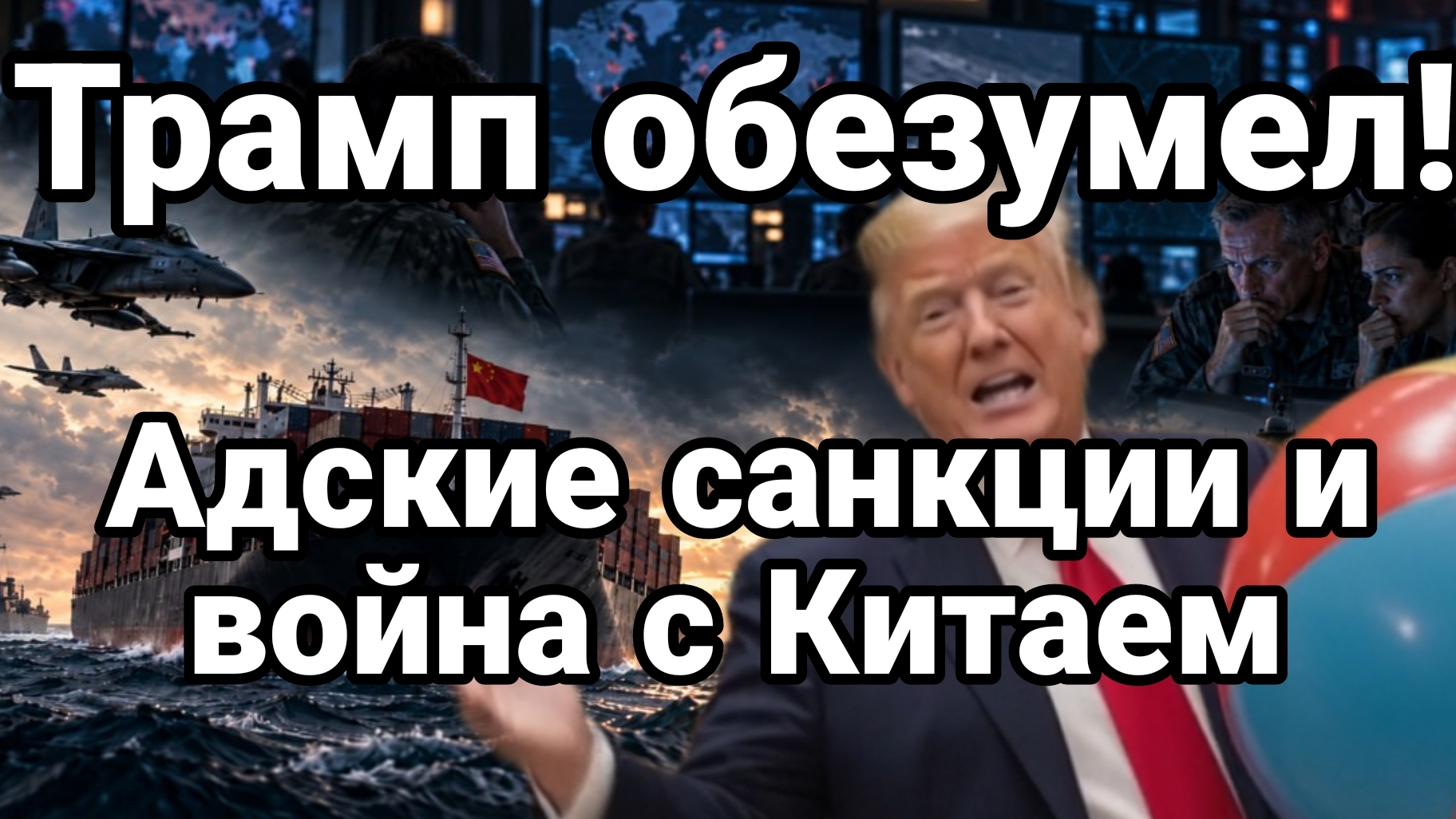 ТРАМП ОБЕЗУМЕЛ! АДСКИЕ САНКЦИИ И ВОЙНА С КИТАЕМ