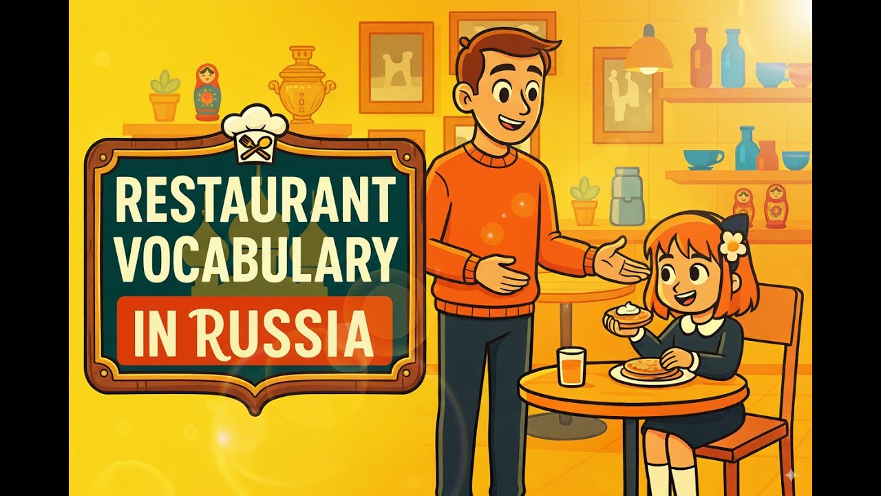 At The Restaurant Conversation, Learn Russian