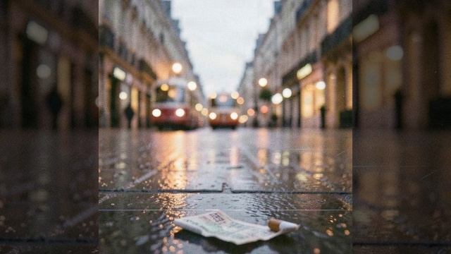 Дождь на стекле