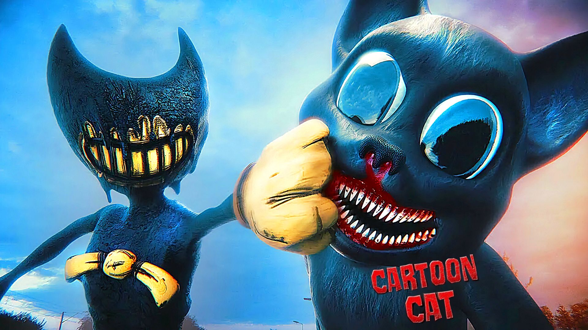 📢 СИРЕНОГОЛОВЫЙ 📢 КАРТУН КЭТ против БЕНДИ. CARTOON CAT vs BENDY. Кто круче?