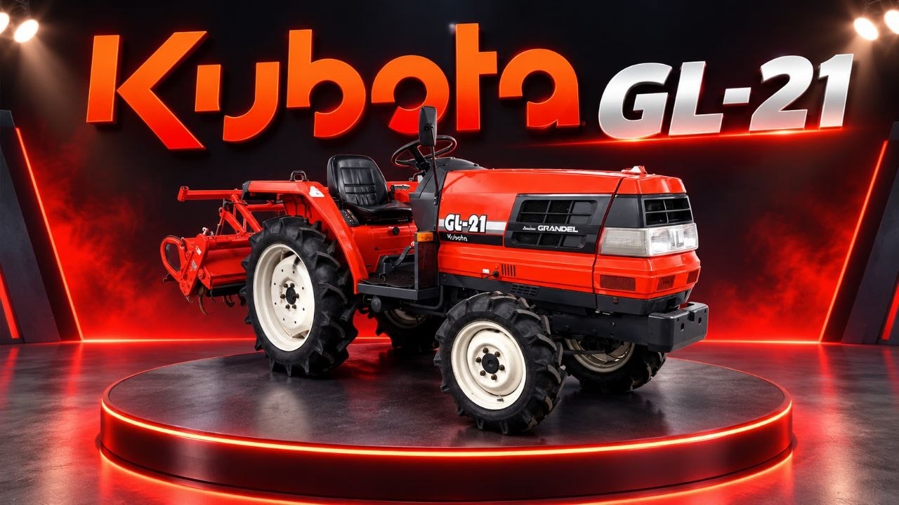 Японский сини-трактор Kubota GL-21 с ПСМ