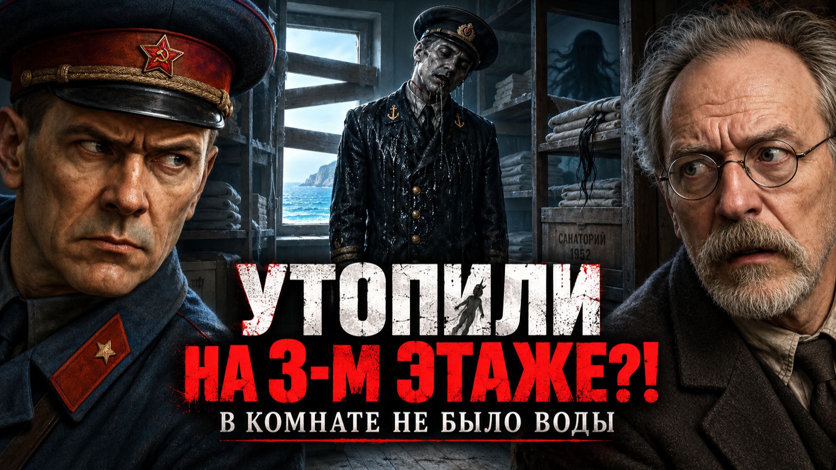 Капитана утопили на третьем этаже. В комнате не было воды | Архивы НКВД. Сочи, 1942. Мистика