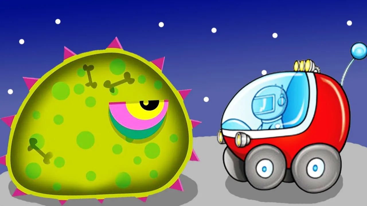 ЛИЗУН ГЛАЗАСТИК съел всё вокруг ЧАСТЬ#5 игра Mutant Blobs Attack на канале Мистер Игрушкин
