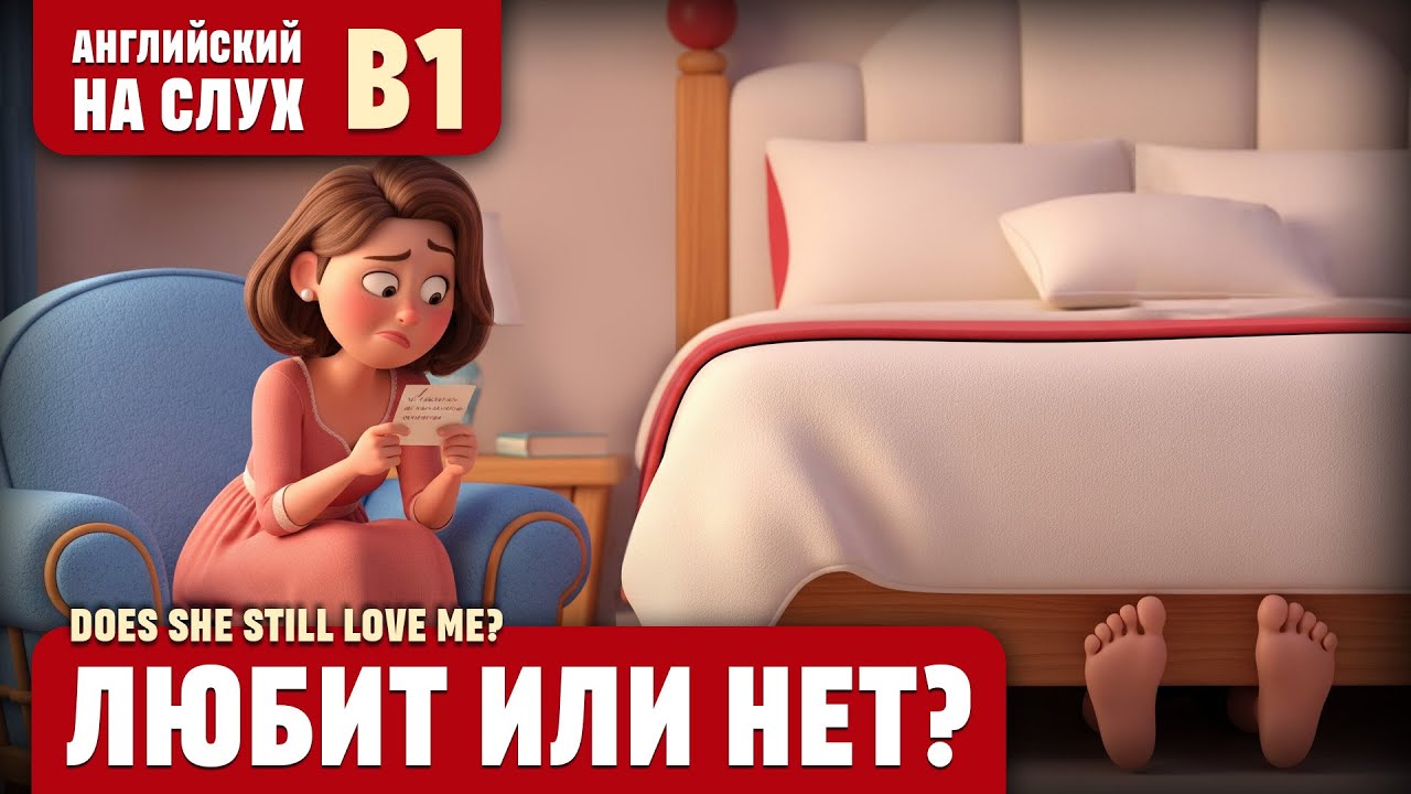Любит или нет? Веселый рассказ (уровень B1). Английский на слух.