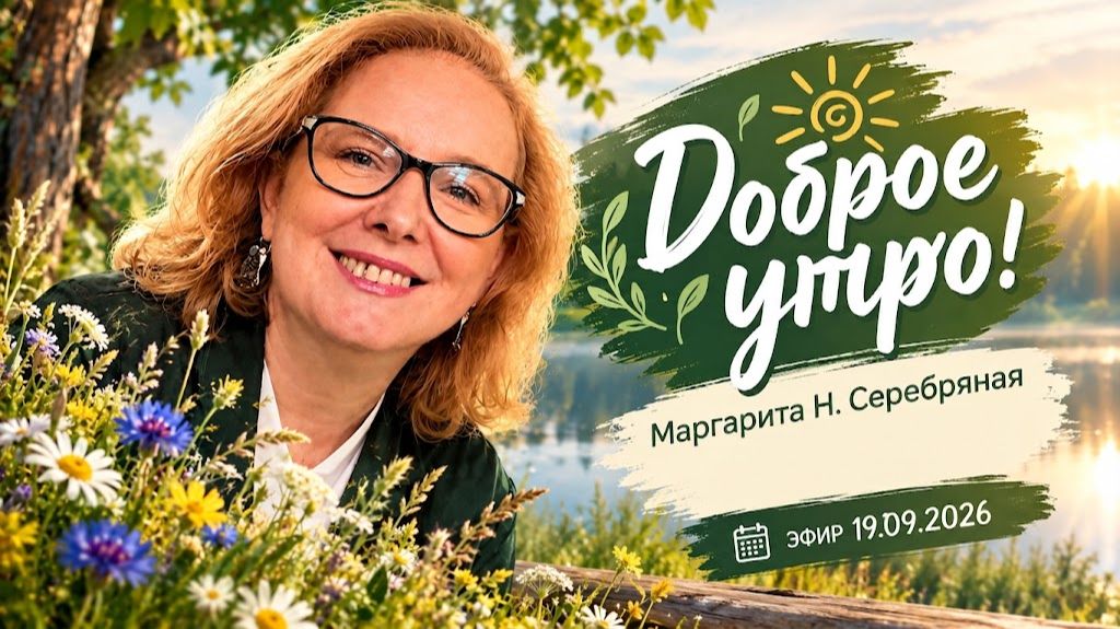Маргарита Н. Серебряная в эфире Доброго утра, запись от 19.09.2026г.