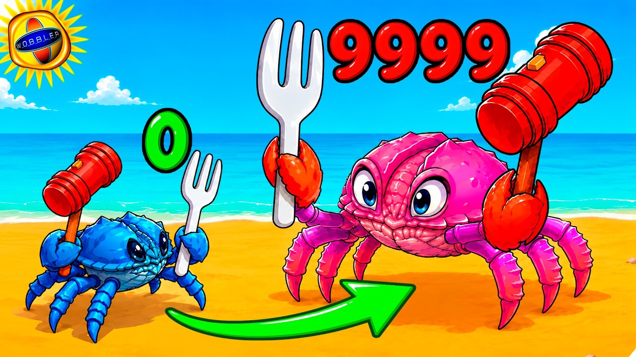 🌞Я КРАБ и Я ПЕРЕРОДИЛСЯ! -  Crab Life: RPG Survival #6