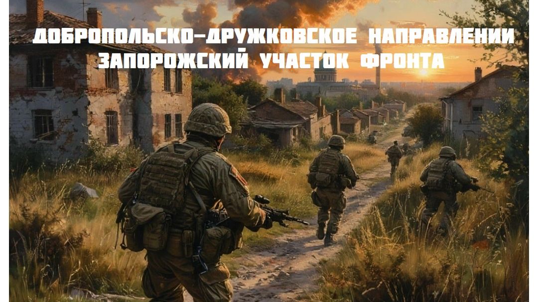 Новости СВО Сегодня- Добропольско‑Дружковское направлении Запорожский участок фронта