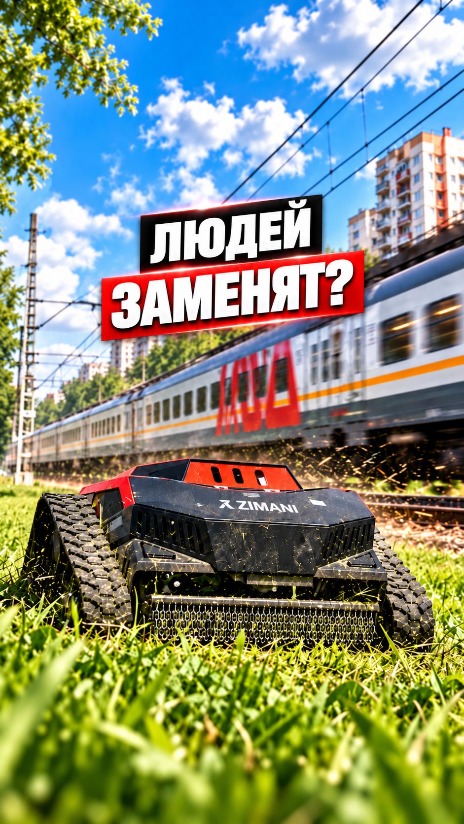 ЖД будут обслуживать роботы? | Тестируем ГРОМ и УРАГАН