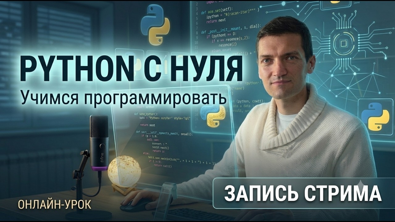 Python с нуля. Учимся программировать!