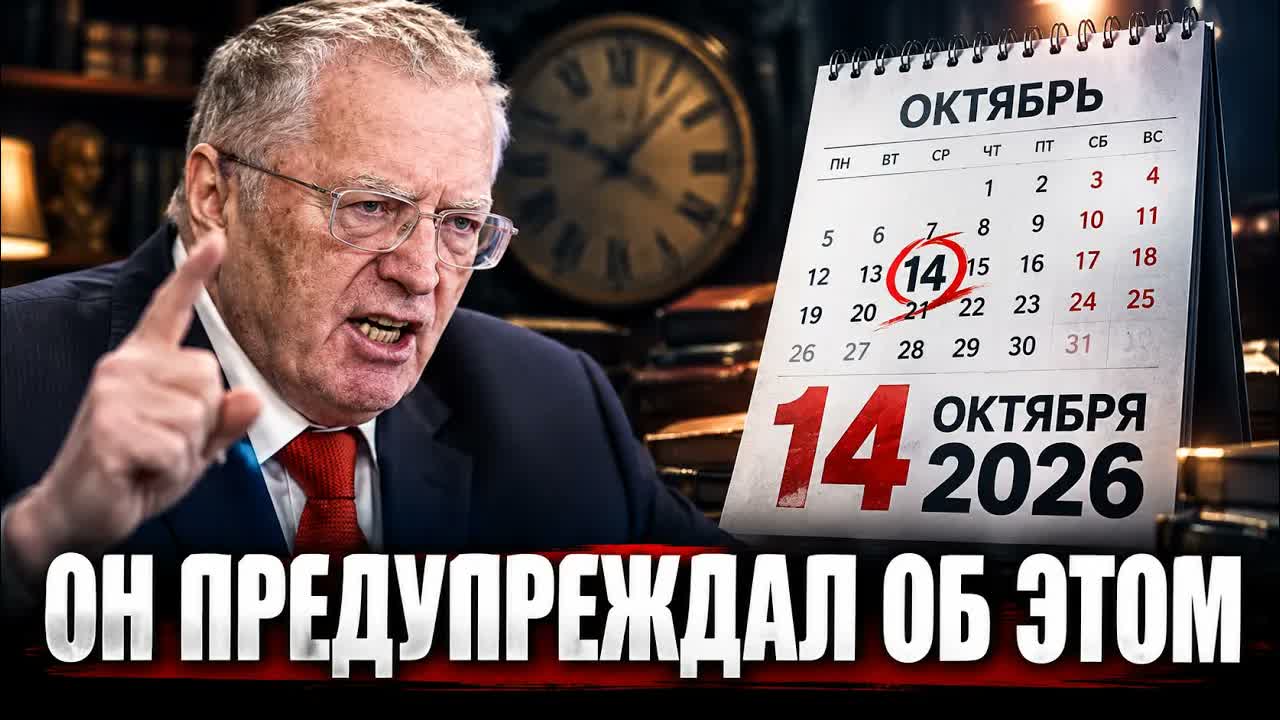 ЖИРИНОВСКИЙ НАЗВАЛ ЭТУ ДАТУ: ЧТО НАЧНЁТСЯ 14 ОКТЯБРЯ 2026 ГОДА?