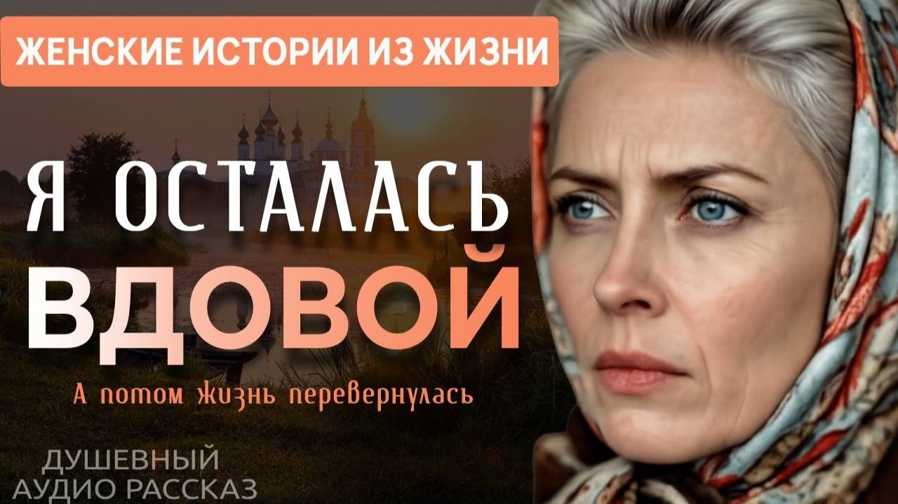 Я ОСТАЛАСЬ ВДОВОЙ… И УЕХАЛА В НИКУДА — Аудио рассказ о судьбе женщины и новой жизни