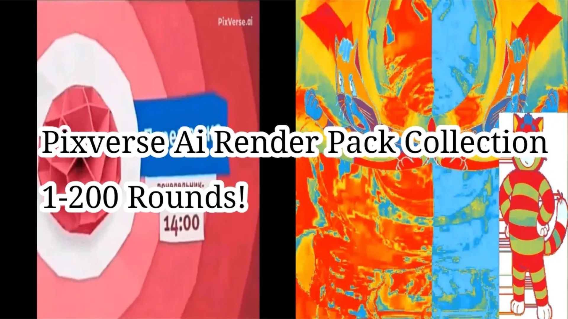 Pixverse Ai Render Pack Collection 1-200 Rounds