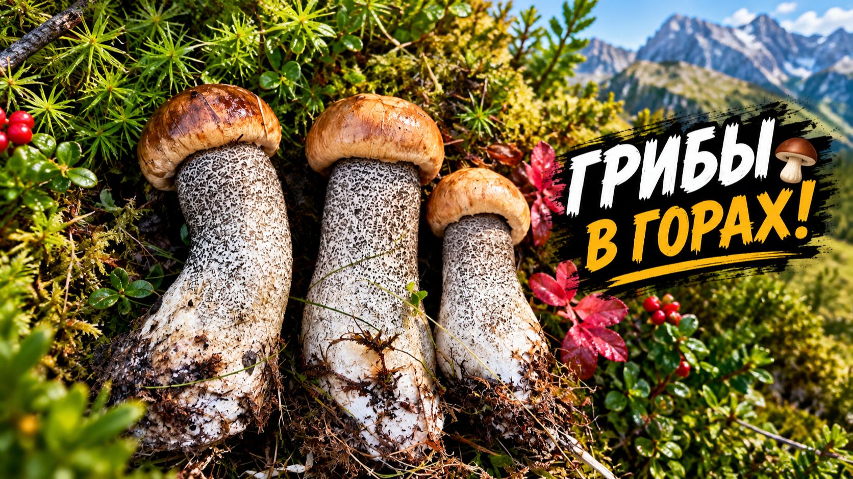 ЗА ГРИБАМИ В ГОРЫ! 🍄