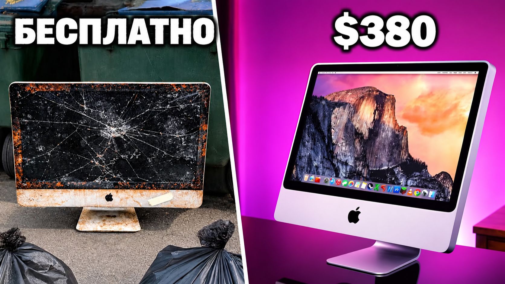 Можно ли превратить сломанный IMac в игровой ПК?!