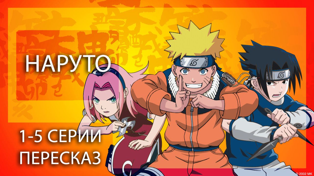 НАРУТО | 1-5 СЕРИИ | 1 СЕЗОН | КРАТКИЙ ПЕРЕСКАЗ АНИМЕ