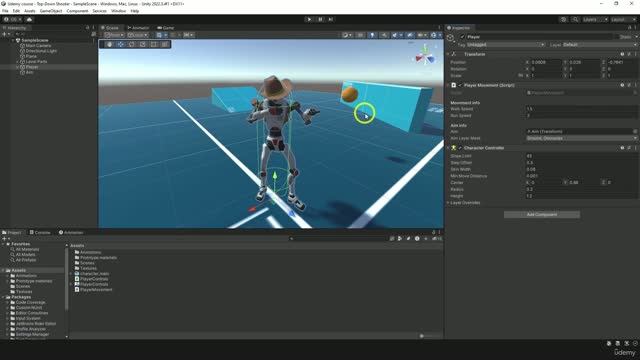 403 Развитие персонажа (Полное руководство по Unity 3D: шутер с видом сверху)