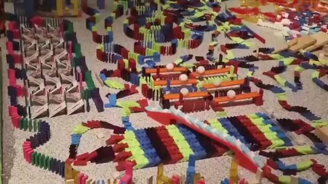 35 000 ДОМИНО! Легендарное Падение на Domino World (ASMR)